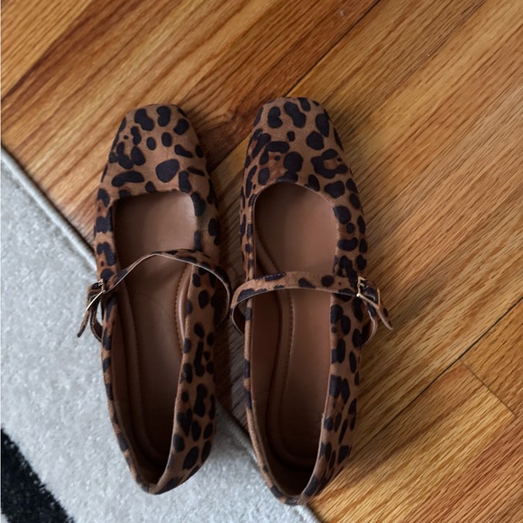 ASOS Shoes - Leopard Print Mary Jane Flats